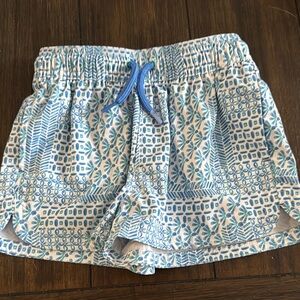 Blue Patterned Girl’s Shorts